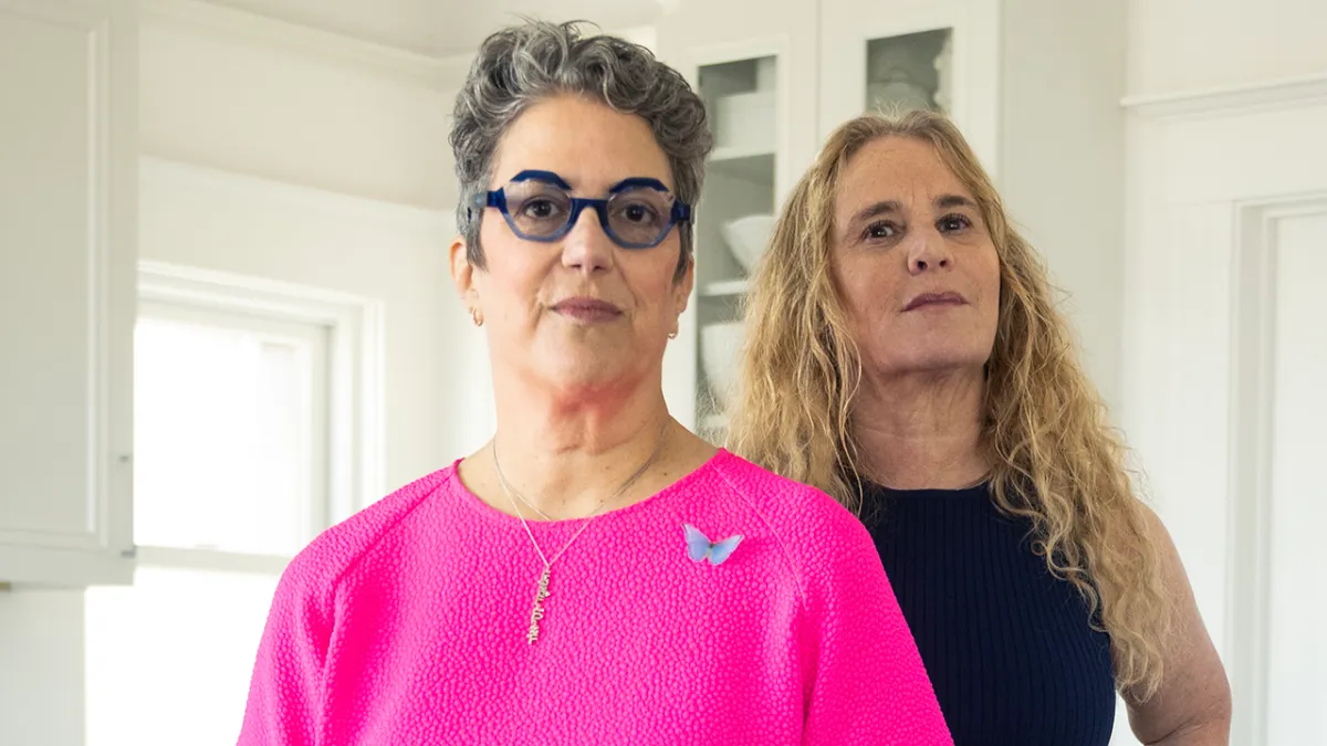 Jan Reicher (left) and Debbie Findling